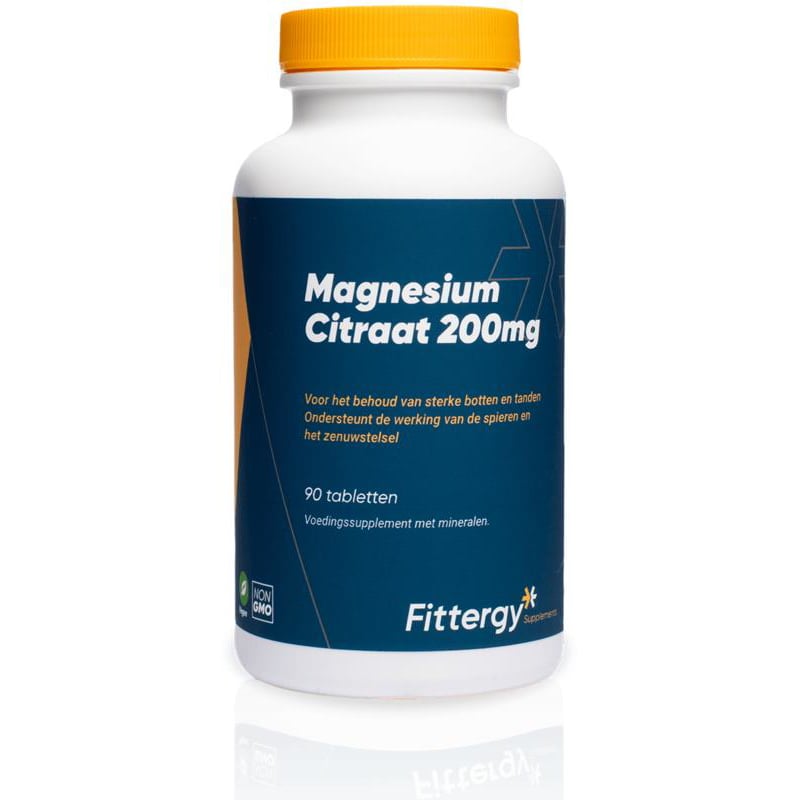 Fittergy Magnesiumcitraat 200 mg afbeelding