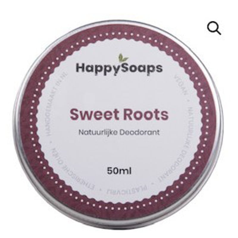 HappySoaps Natuurlijke Deodorant Sweet Roots afbeelding
