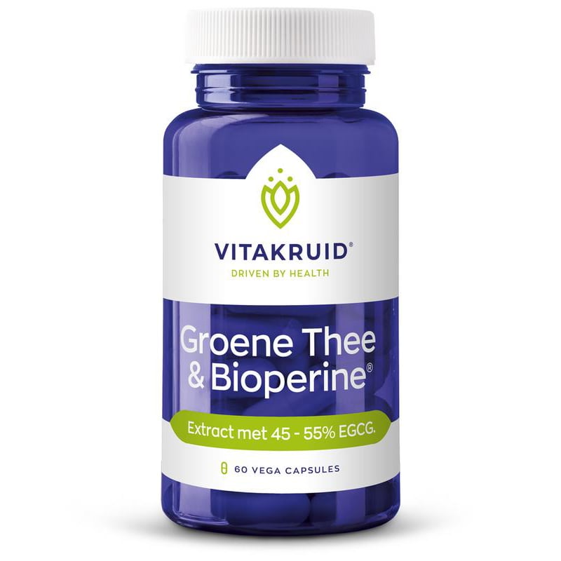 Vitakruid Groene Thee Extract 500 mg met Bioperine afbeelding