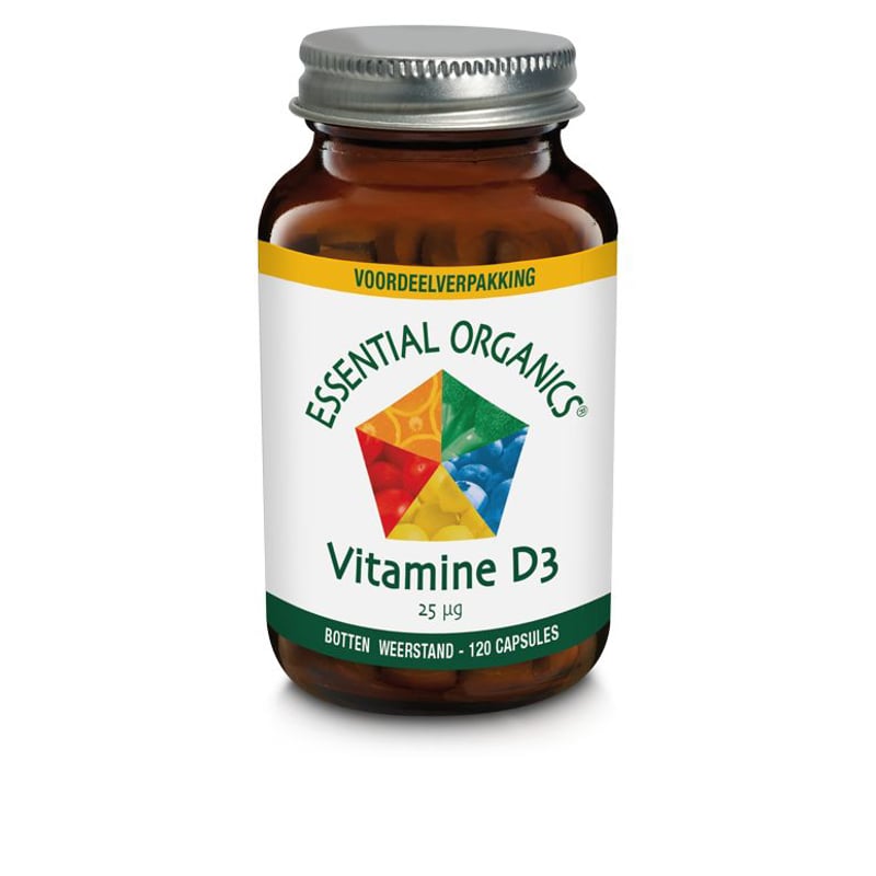 Essential Organics Classic Vitamine D3 25 mcg afbeelding