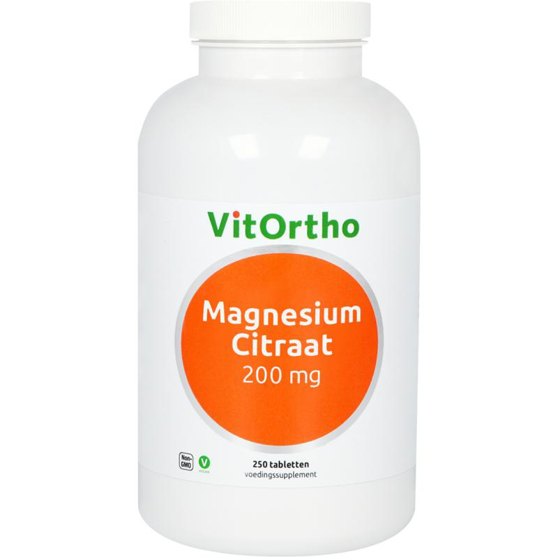 Vitortho Magnesium Citraat 200 mg afbeelding