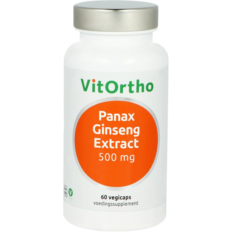 Vitortho Panax Ginseng Extract 500 mg afbeelding