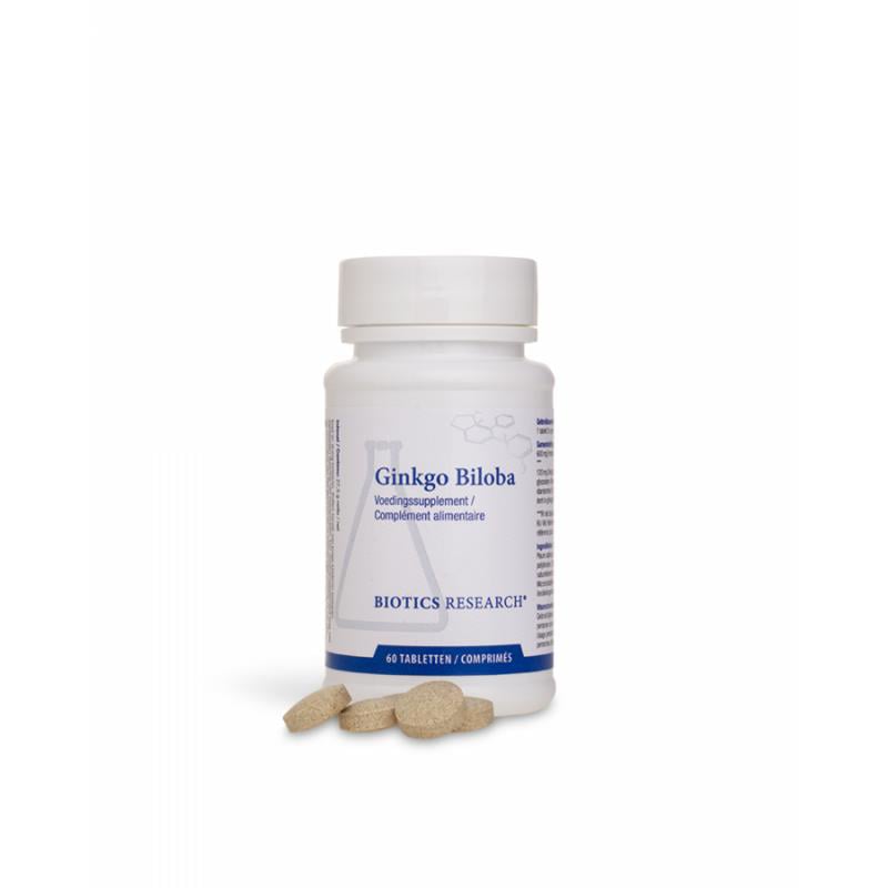 Biotics Ginkgo Biloba (24%) Extract Biotics Ginkgo Biloba (24%) Extract afbeelding