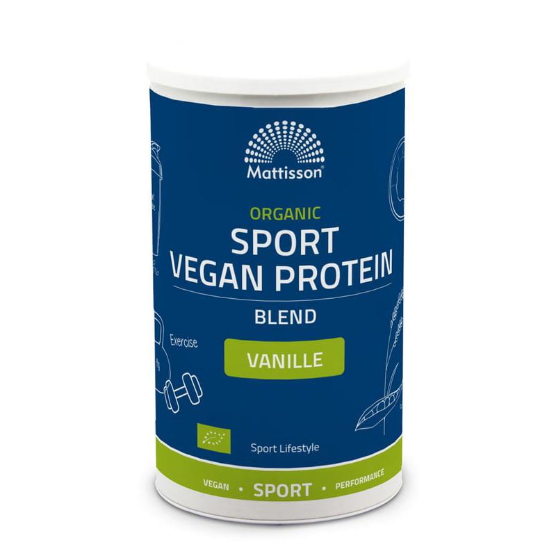 Mattisson Healthstyle Organic Sport Vegan Protein Blend Vanille afbeelding