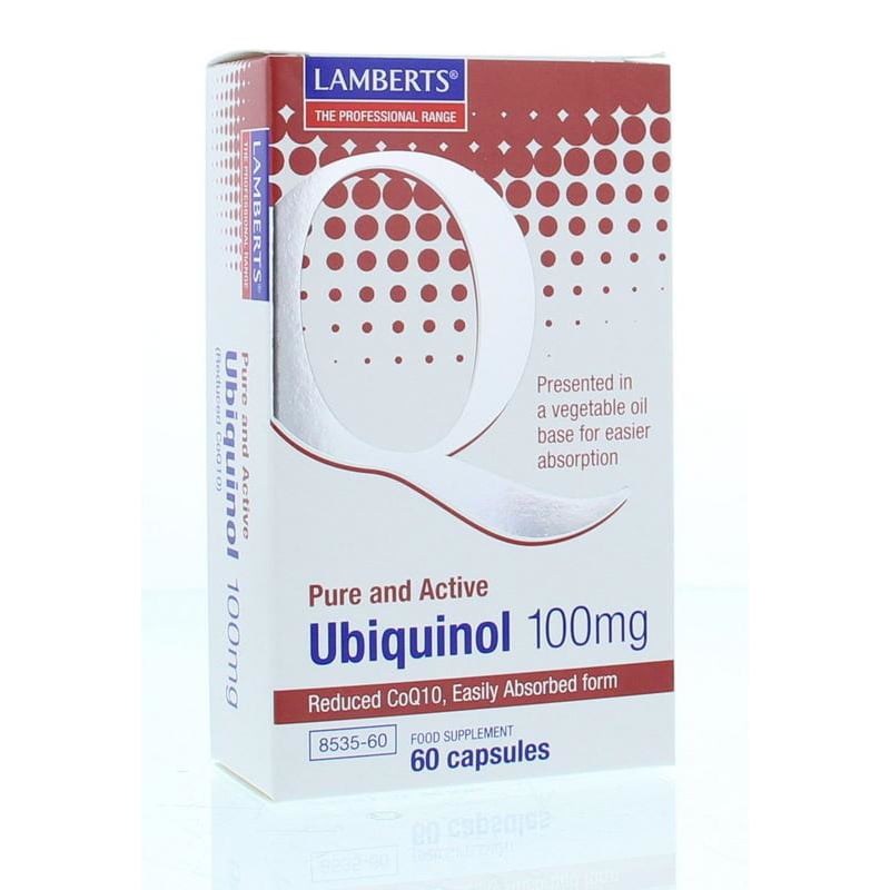 Lamberts Ubiquinol (Q10) 100 mg afbeelding