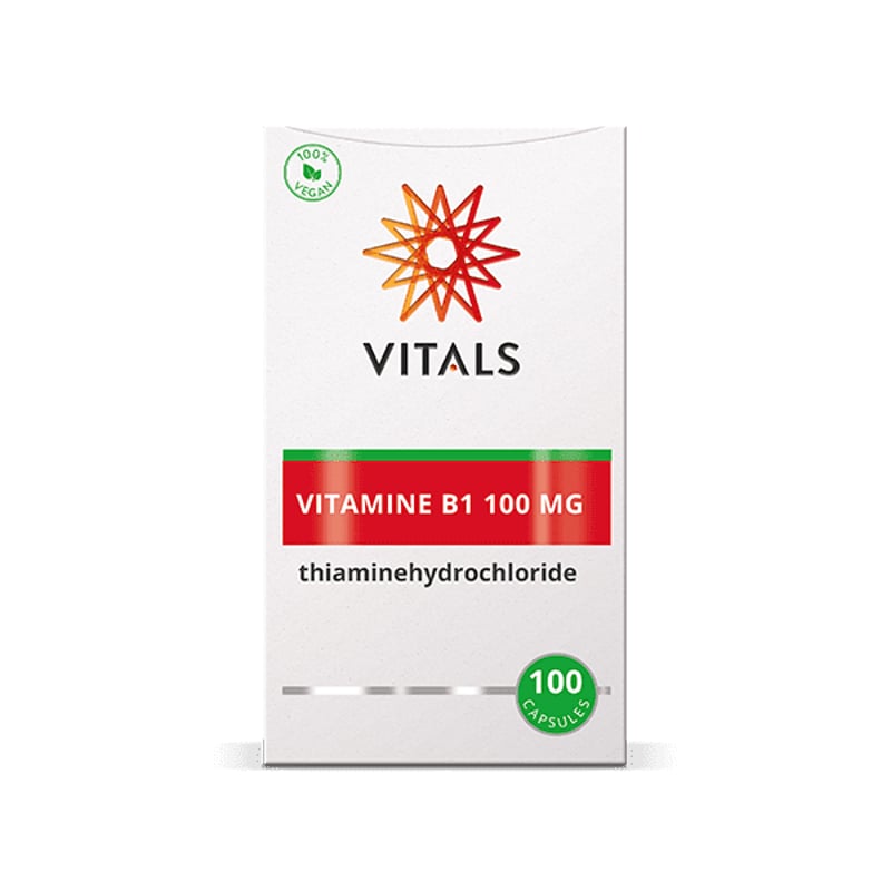 Vitals Vitamine B1 Thiamine 100mg afbeelding