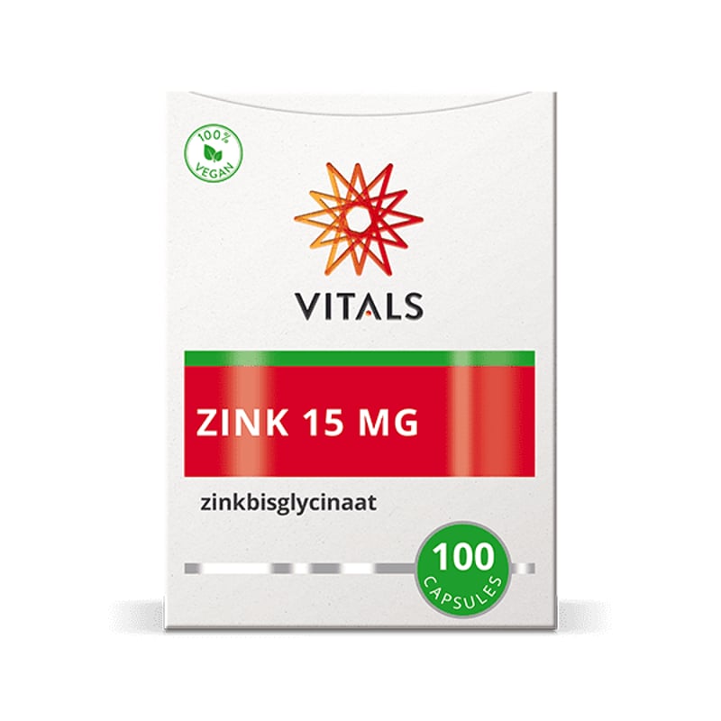 Vitals Zink 15 mg afbeelding