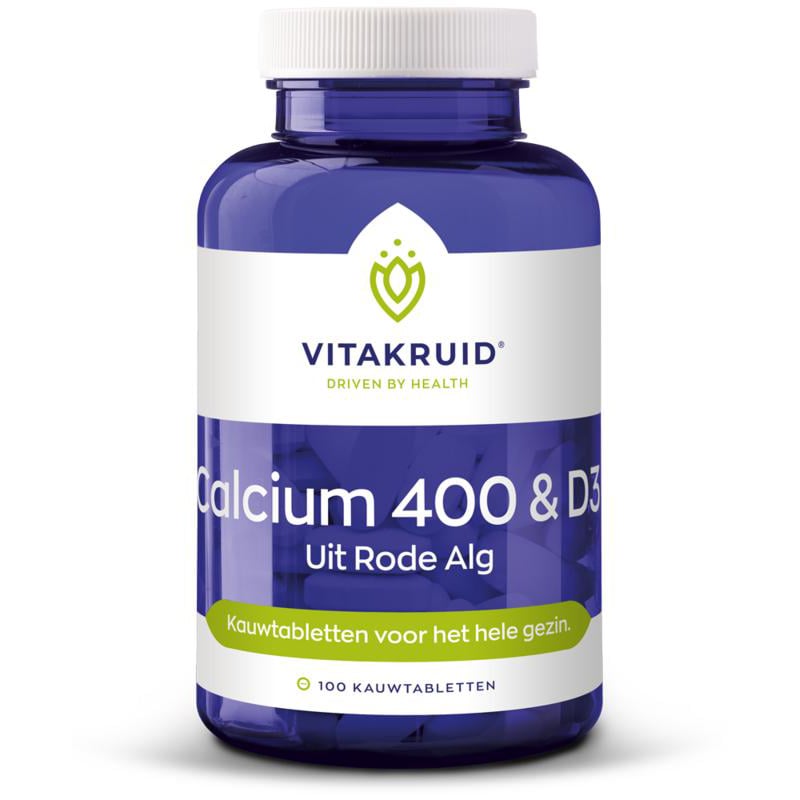 Vitakruid Calcium 400 & D3 uit Rode Alg afbeelding