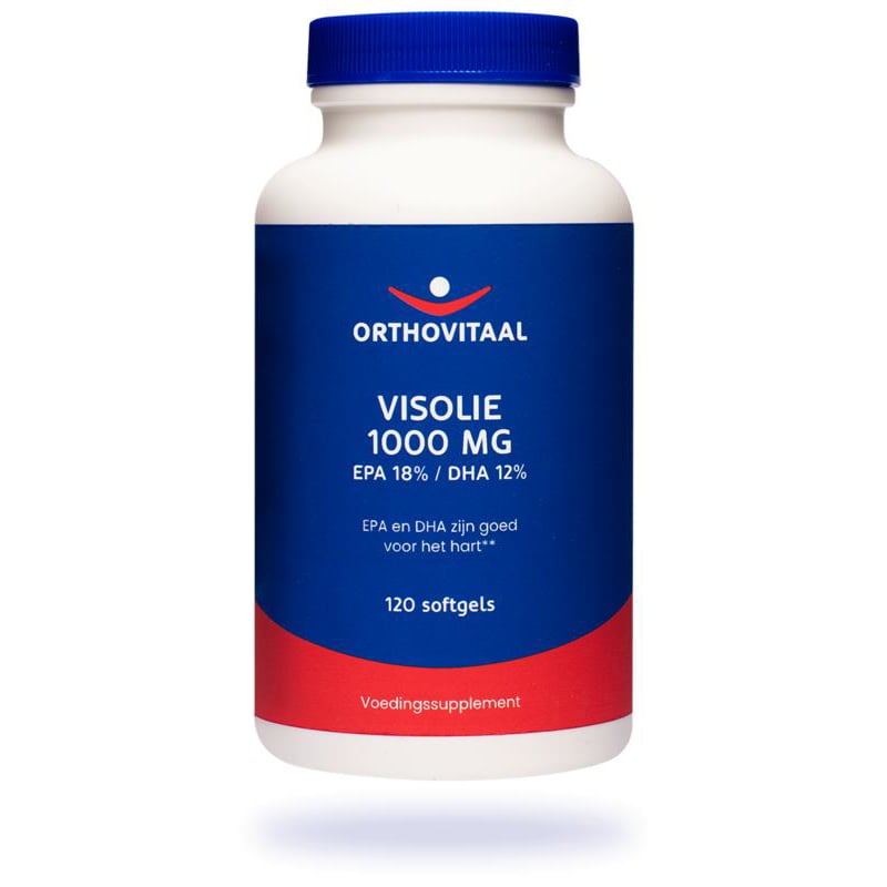 Orthovitaal Visolie 1000 mg EPA 18% DHA 12% afbeelding