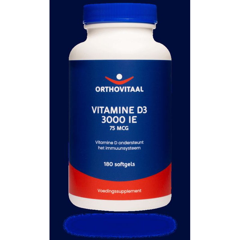 Orthovitaal Vitamine D3 3000IE afbeelding