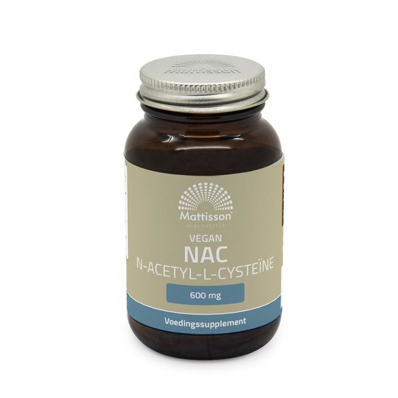 Mattisson Healthstyle Vegan N-Acetyl-L-Cysteïne (NAC) 600 mg afbeelding