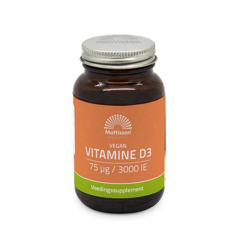Mattisson Healthstyle Vegan Vitamine D3 75mcg afbeelding