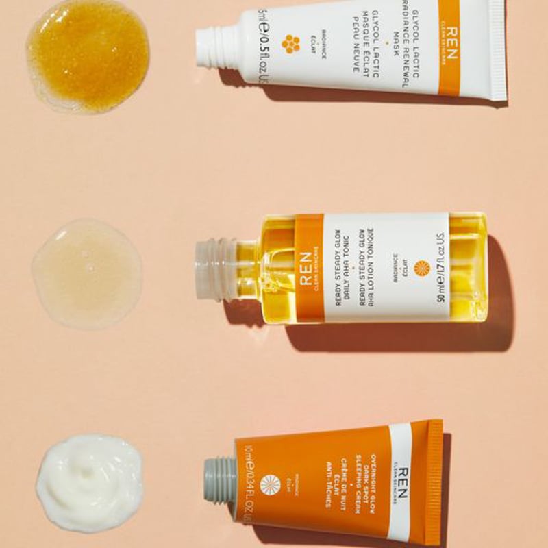 REN Clean Skincare Glow One Step Further Set REN Clean Skincare Glow One Step Further Set afbeelding