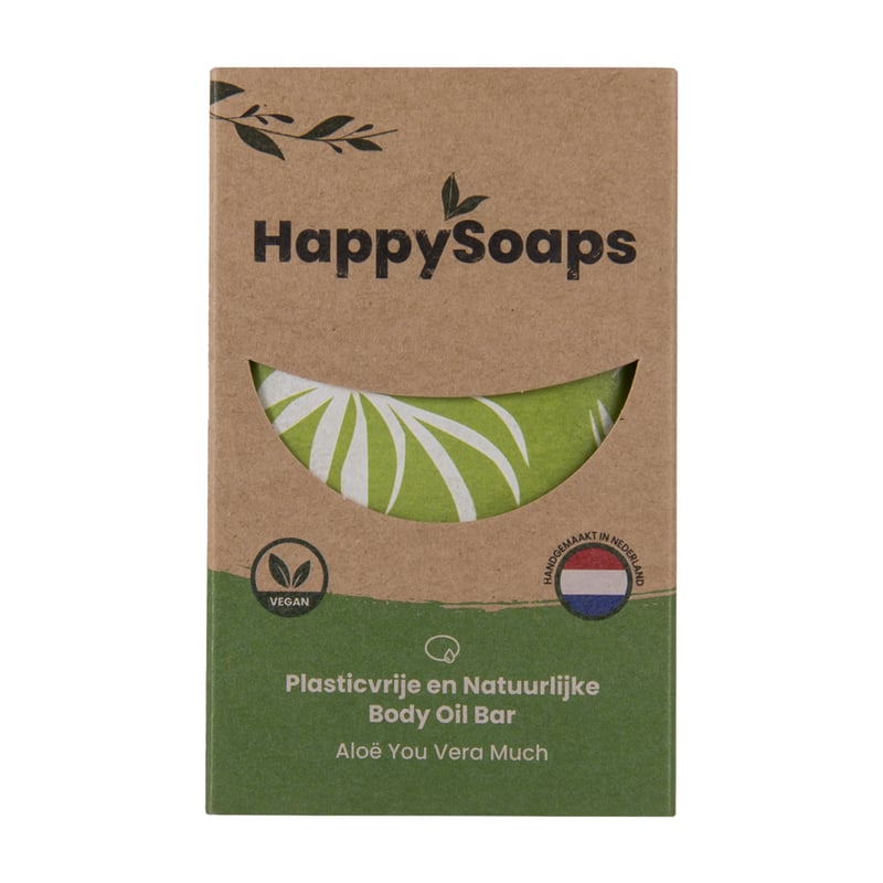 HappySoaps Aloë You Vera Much Body Oil Bar  afbeelding