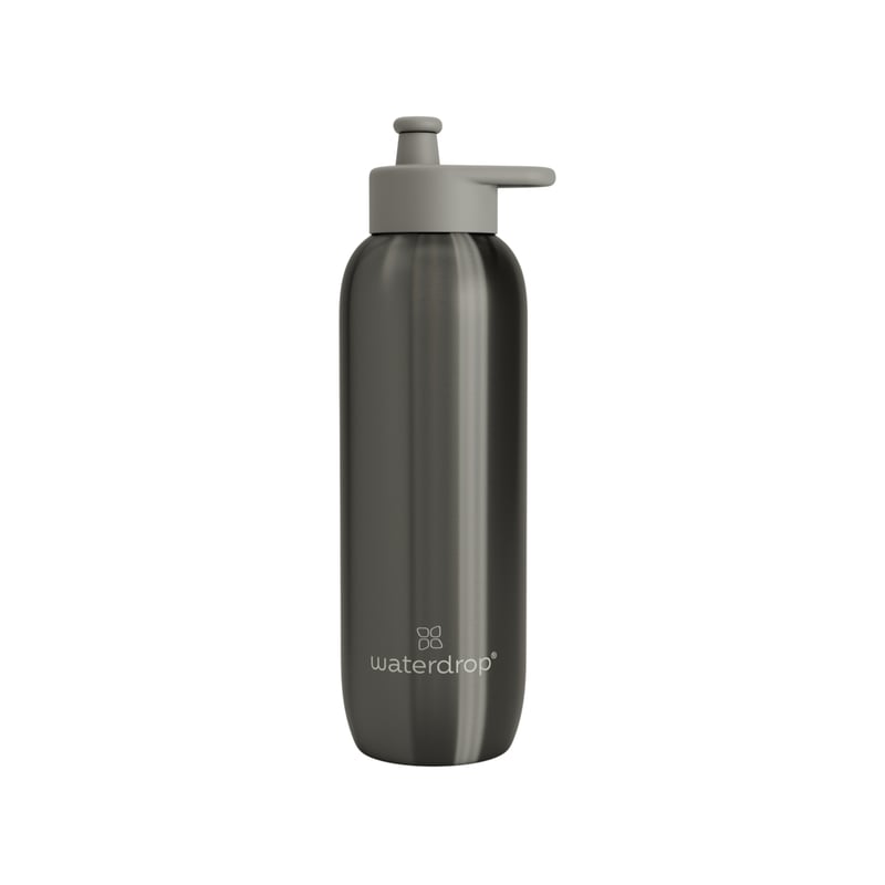Waterdrop Sports Bottle Charcoal afbeelding