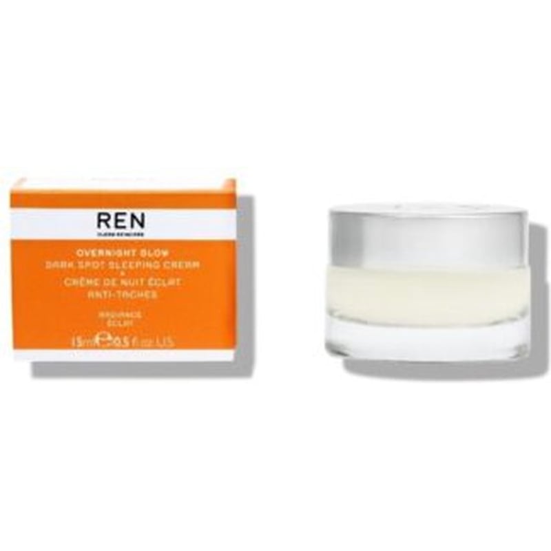 REN Clean Skincare Mini Radiance Overnight Glow Dark Spot Sleeping Cream afbeelding