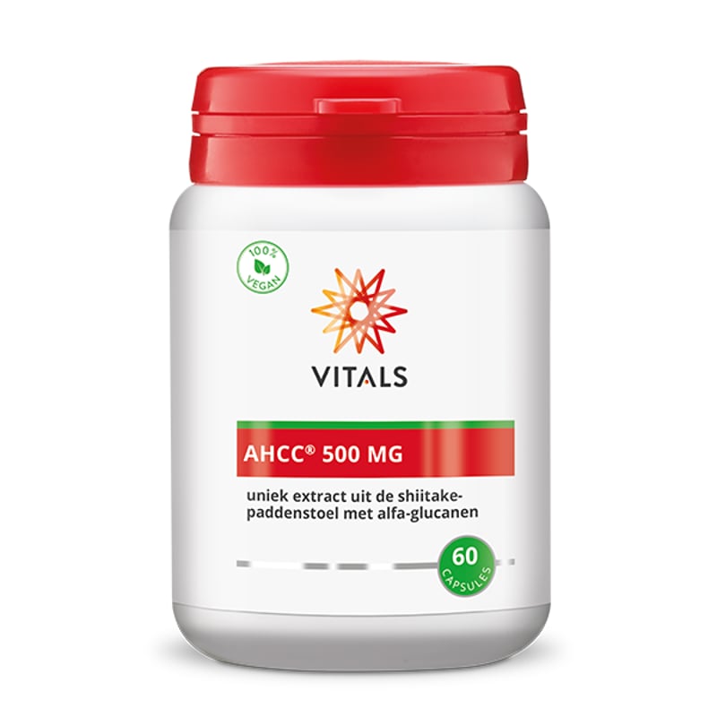 Vitals AHCC 500 mg (Shiitake Mycelium Extract) afbeelding