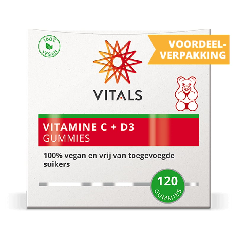Vitals Vitamine C + D3 Gummies afbeelding