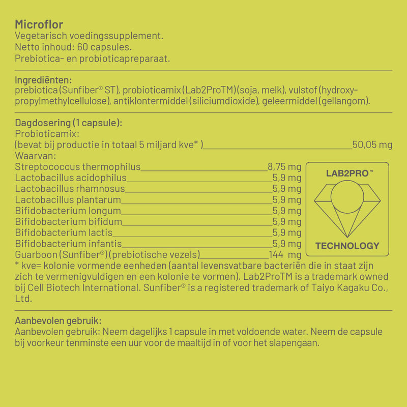 Vitaminstore Microflor probiotica afbeelding