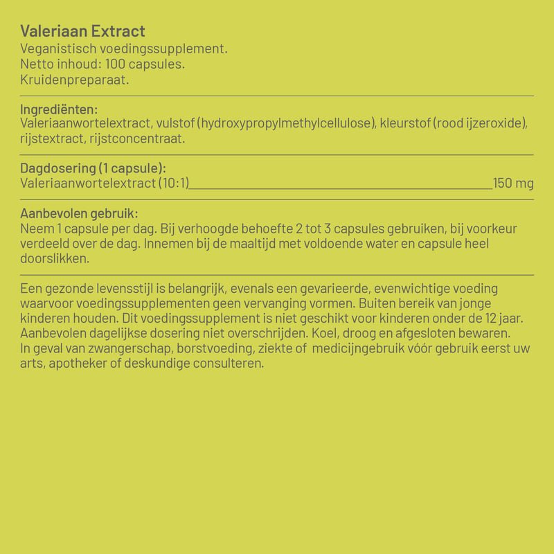 Vitaminstore Valeriaan Extract afbeelding