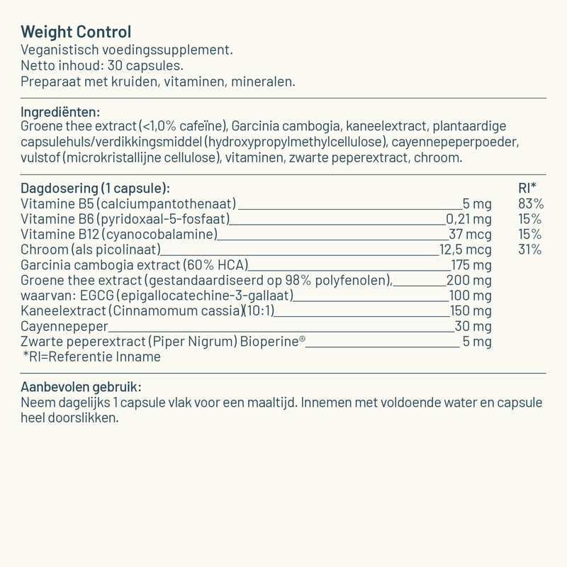 Vitaminstore Weight Control afbeelding