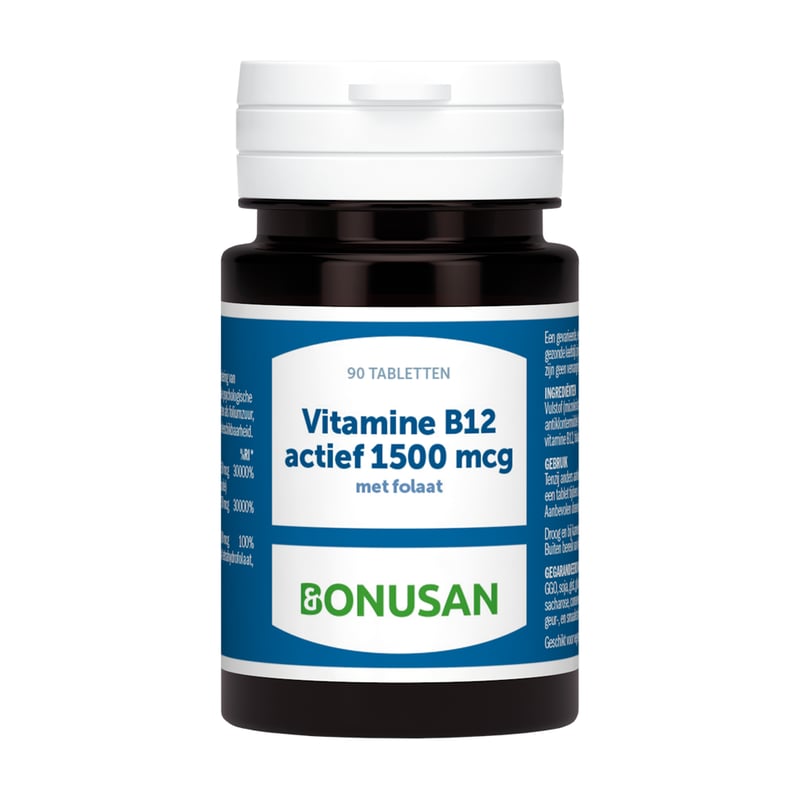 Bonusan Vitamine B12 actief 1500 mcg afbeelding
