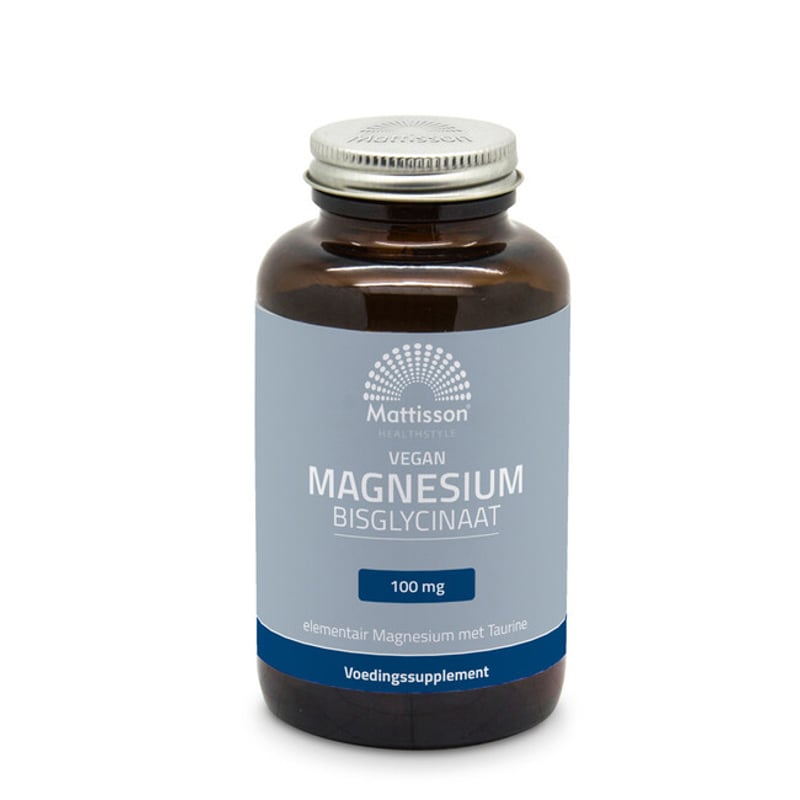 Mattisson Healthstyle Magnesium Bisglycinaat 100mg taurine afbeelding