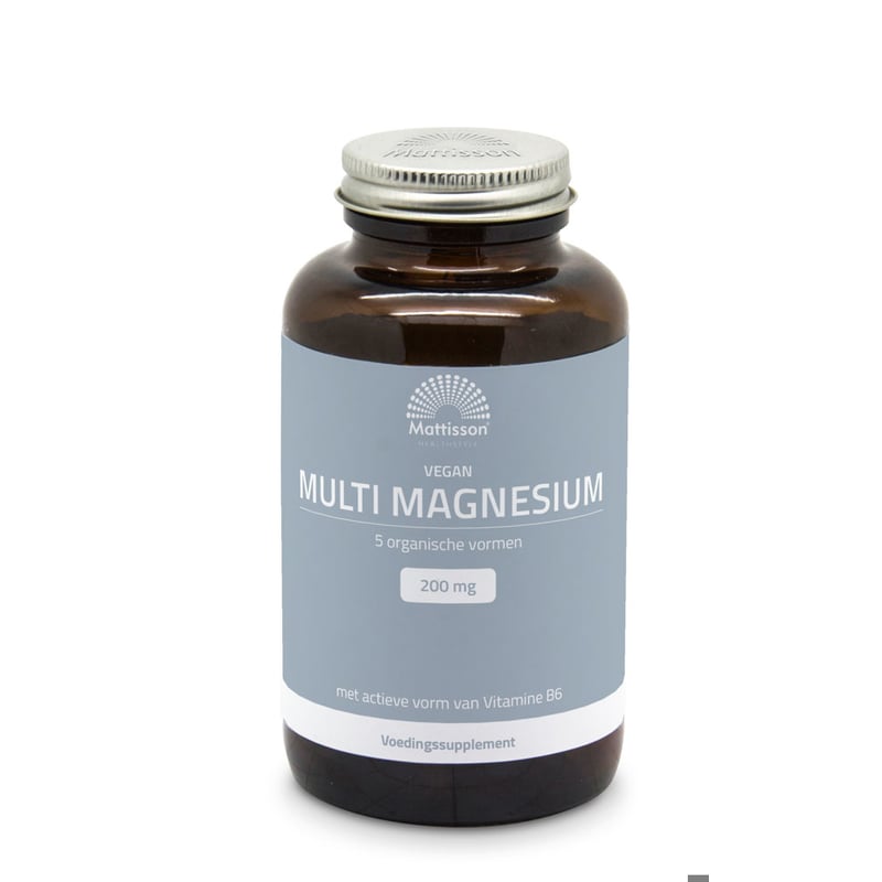Mattisson Healthstyle Multi Magnesium Complex 200 mg vegan afbeelding