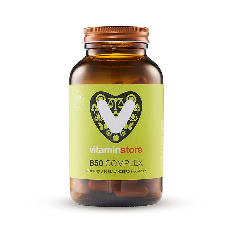 Vitaminstore B 50 complex vitamine (B complex) afbeelding