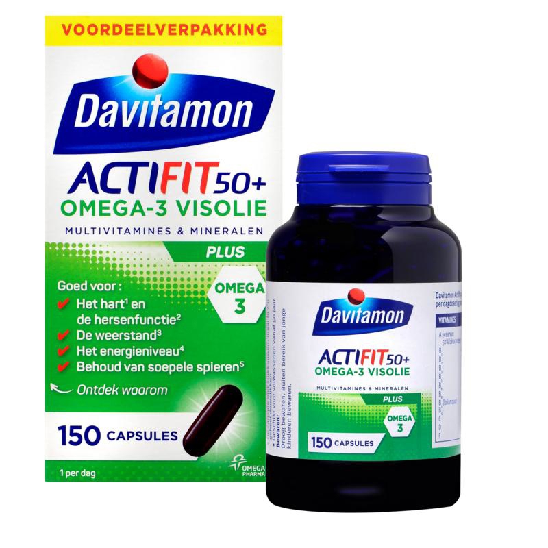 Davitamon Actifit 50+ omega 3 afbeelding