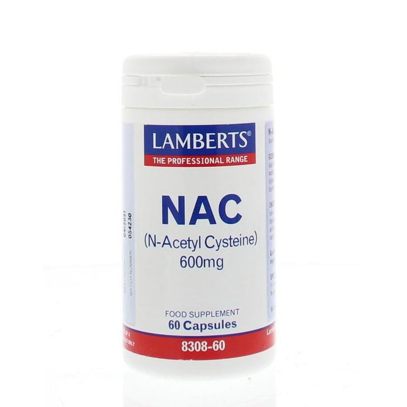 Lamberts N-Acetyl Cysteïne 600 mg afbeelding