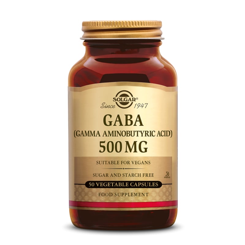 Solgar Vitamins GABA 500 mg afbeelding