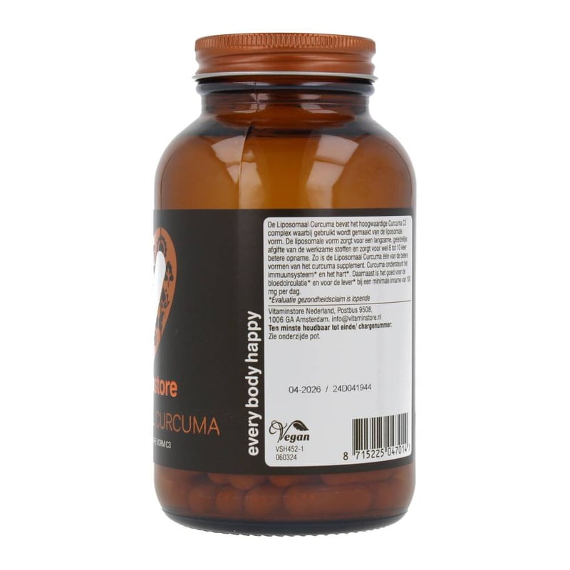 Vitaminstore Liposomaal Curcuma afbeelding