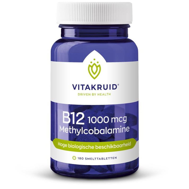 Vitakruid B12 1000 mcg methylcobalamine afbeelding