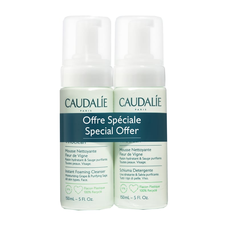 Caudalie Reinigende Mousse Duo verpakking afbeelding