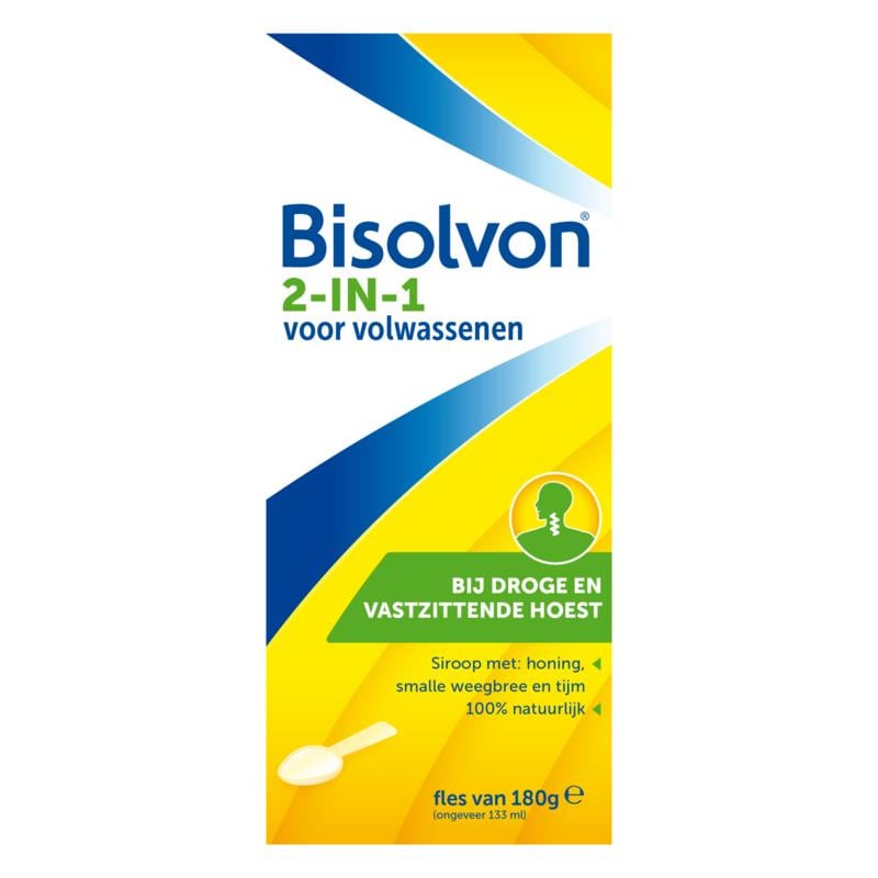 Bisolvon Drank 2 in 1 volwassenen afbeelding