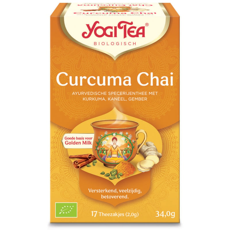 Yogi Tea Curcuma / Turmeric Chai Tea bio afbeelding