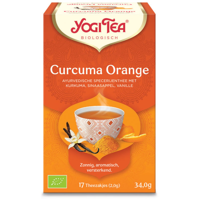 Yogi Tea Curcuma Orange bio afbeelding