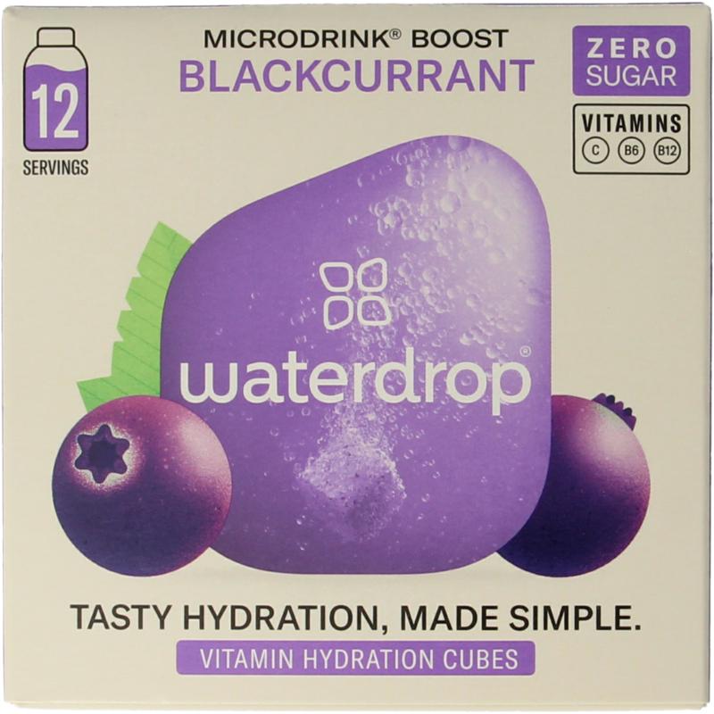 Waterdrop Microdrink Boost Blackcurrant  afbeelding