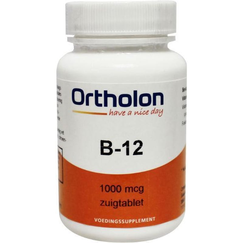 Ortholon Vitamine B12 1000 mcg zuigtabletten afbeelding