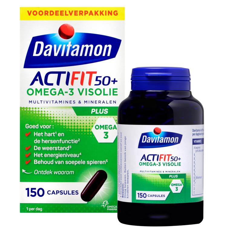 Davitamon Actifit 50+ Omega 3 afbeelding