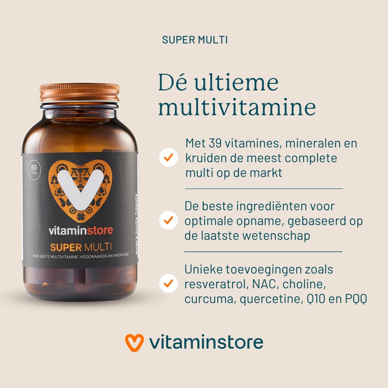 Vitaminstore Super Multi (multivitamine) afbeelding