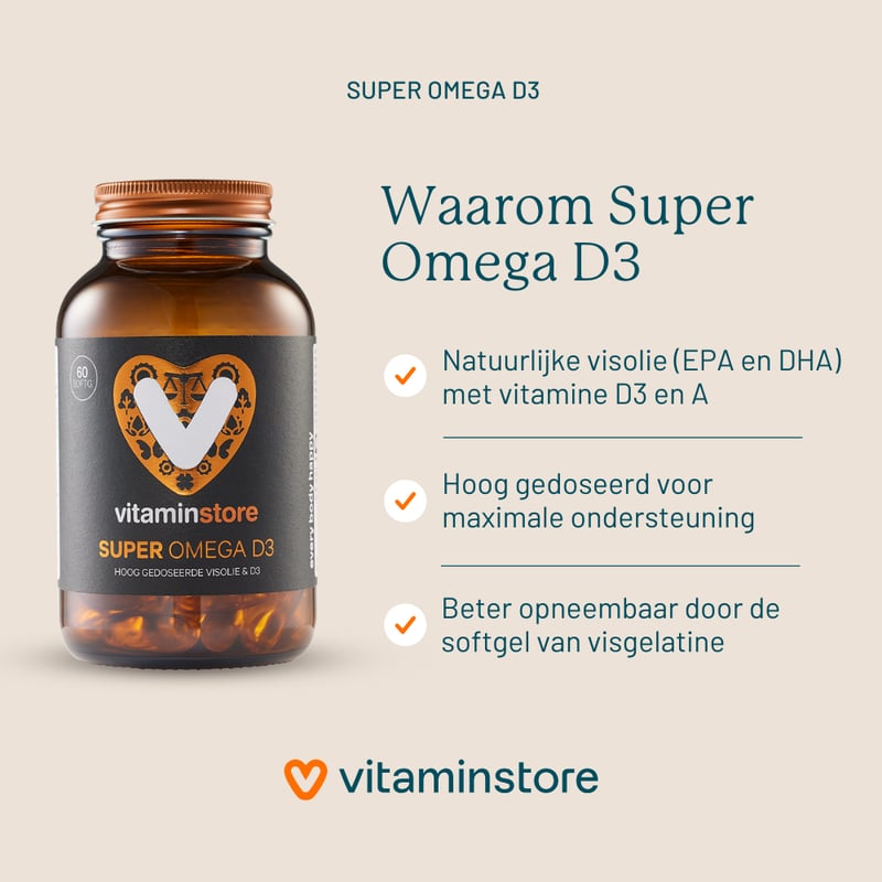 Vitaminstore Super Omega D3 (omega 3) (NZVT) afbeelding