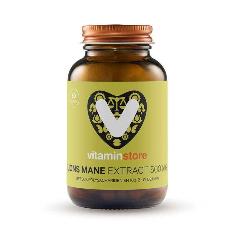 Vitaminstore Lions Mane Extract 500 mg afbeelding