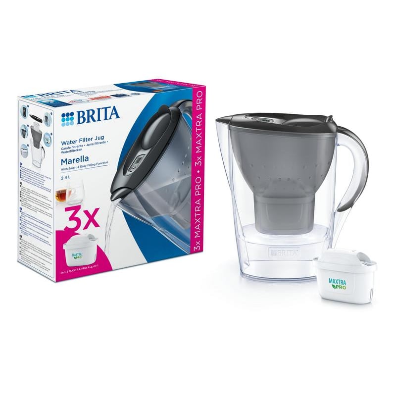 Brita Marella Cool Graphite + 3 Maxtra Pro all-in-1 afbeelding