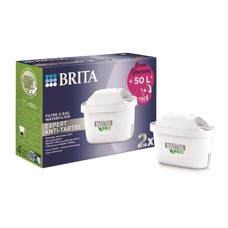 Brita Waterfilterpatroon Maxtra Pro Kalk Expert 2-pack afbeelding