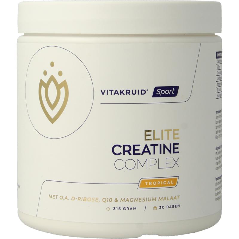 Vitakruid Elite Creatine Monohydraat Complex Tropical afbeelding