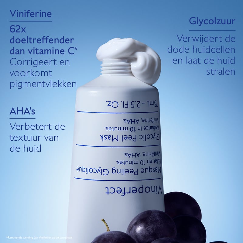 Caudalie Vinoperfect Glycol Peelingmasker Caudalie Vinoperfect Glycol Peelingmasker afbeelding