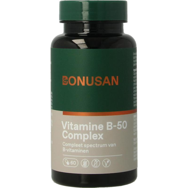 Bonusan Vitamine B50 complex Bonusan Vitamine B50 complex afbeelding