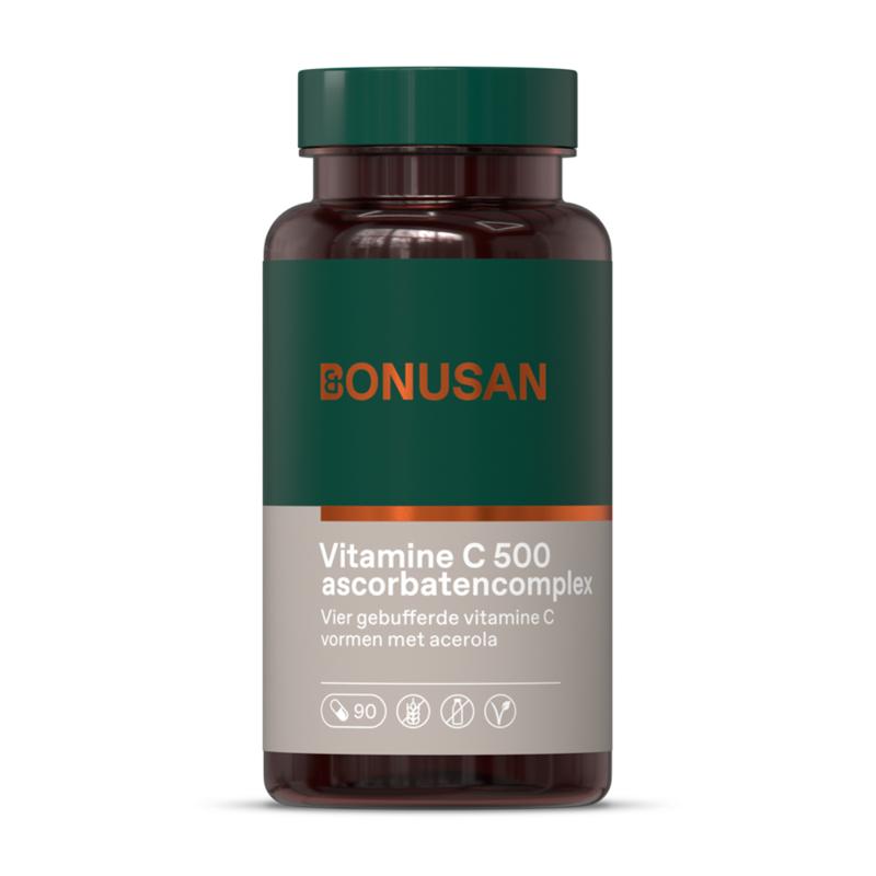 Bonusan Vitamine C 500 Ascorbatencomplex Bonusan Vitamine C 500 Ascorbatencomplex afbeelding